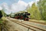 Die BR 52 8154-8 mit eiem Sonderzug aus Nossen(150 Jahre ...