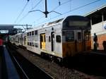 Sydney CityRail Blechdosen-Doppelstock-Triebzug der City-Rail Sydney am 15.06.2008 in Liverpool NSW.
