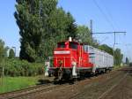 BR 363 363 147-0 mit 2 Wagen der PKP unterwegs nach Bochum Langendreer.(24.07.2008)