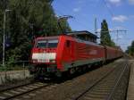 BR 189 Railion 189 066-4 mit GZ in Bochum Nokia in Richtung Bochum Nord
(24.07.2008)