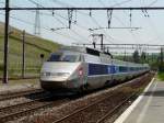 SNCF - TGV Nr.52 bei der durchfahrt im Bahnhof La ...