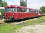 Dieseltriebwagen mit Beiwagen im DGEG Eisenbahnmuseum Bochum Dahlhausen.  ...