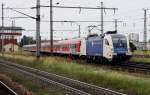 Was hier aussieht wie Personenverkehr mit WLB Tfzg (ES64U2-019) ist ... Was hier aussieht wie Personenverkehr mit WLB Tfzg (ES64U2-019) ist ...