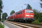BR 111 015 mit ...  Marius Gerads 28.07.2008