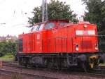 BR 203 119-3 LZ am 27.07.2008 in Regensburg.  ...