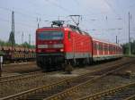 143 614-6 mit S1 ...  Hubert Hager 30.07.2008