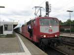 181 215-5 mit IC als Ersatzzug von ICE9552 von Frankfurt(Main)Hbf ...
