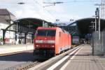 152 156-6 mit Conainerzug ...  Gilbert Coletti 02.08.2008