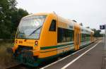 VT 650.69 am 02.08.2008 in Grunow (Niederlausitz).  ...