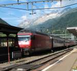 Re 460 037 vor ...  Bernd K�shammer 03.08.2008