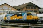 SBB Lokomotive zum Jubil�um von 100 Jahre Postauto in Aarberg ...