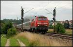 Die 218 161 zieht ...  Martin Respondek 04.08.2008