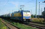 nord-ostsee-bahn-nob 146 522-8 im Auftrag der RBB am 06.08.2008 im Bahnhof Guben