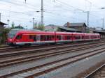 mecklenburg-vorpommern DB-Regio Flirt abgestellt im Bahnhof Stralsund.Aufgenommen am 06.08.08