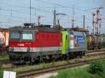 1144 240 und 152 005 Claas sind am 6.8.2008 auf ...