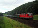 re-4-4-ii-re-420 Re 4/4 II 11129 mit IR nach Zofingen bei Tecknau am 08.07.2008