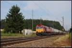 DE 670 der HGK passiert am Morgen des 29.07.08 mit ...