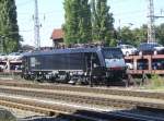 189 906-1 am 07.08.2008 im Bahnhof Frankfurt/Oder Pbf  ...