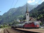 Re 4/4 II 11151 mit IR nach Locarno mit Le ...