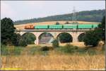 106 003 der ITL �berquert am 25.07.08 mit dem Schnapszug  ...