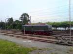 E 42 151 steht abgestellt im Gleisvorfeld von Radolfzell. 30.07.08 ...
