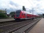 Ein rückschuß auf einen RE steuerwagen mit dem zug nach ... Ein rückschuß auf einen RE steuerwagen mit dem zug nach ...
