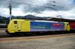 Und noch ein Werbe-Tr�ger in Form von ES 64 F4-007, ...