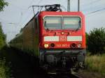 Einfahrt Regionalbahn mit 143-007 ...  Lars Marcus 12.08.2008