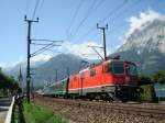 Re 4/4 II 11172 mit IR bei der Abfahrt aus ...