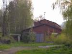 Der ehemalige Lokschuppen in Thum. Er soll demn�chst abgerissen werden, ...