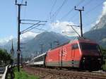 Re 460 mit CIS nach Basel SBB am 28.06.2008 in ...