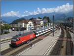 Ein IC der SBB verl��t am Nachmittag des 23.07.2008 den ...