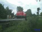 212 323-0 in DB-verkehrsrot. ...  Ulrich Lorenz 14.08.2008