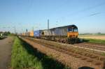 ERS Class 6609 am 7.5.2008 in Niederchopfheim.  ...