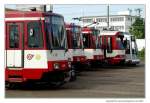 Verschiedene TW der Rheinbahn anl. Tag der offenen T�r im ...