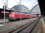 BR 218 128-7 schiebt ...  Sven Fiedler 16.08.2008