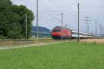 Re 460 026-8 befindet sich am 27.7.08 mit dem IC ...