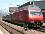 Re460 058-1 am 10.7.08 in Erstfeld.  ...