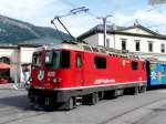 RhB - E-Lok Ge 4/4 628 vor dem Bahnhof in ...