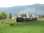 93.1332 der Nostalgiebahnen in K�rnten mit einem Sonderzug am 24.05.2008 ...