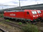 Railion 185 186-4 abgestellt ...  Hubert Hager 18.08.2008