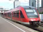 VT 648 113 steht in Dortmund Hbf bereit zur Abfahrt ...