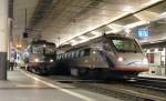 CIS ETR 470 und BLS Re 4/4 II warten in ...