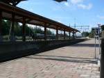 Blick aus dem Bahnhof V�xj� in Fahrtrichtung Malm�.  ...