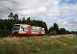 VT244 der HzL als HzL85841nach Schwenningen(Neckar) am B� Zollhaus II ...