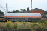 Guterwagen Zackks von LOTOS/PKP im DB Bahnhof Guben