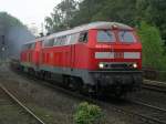 BR 225 225 075-1 + 225 071-0 mit leeren Wagen f�r Blechrollen in BO Hamme.(28.08.2008)