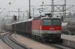 br-1144 1144 224 am 23.08.08 mit nem Gemischtwarenladen bei einsetzenden Regen Richtung Innsbruck in W�rgl