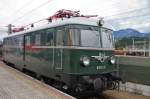 br-4061 Hier die 'Gep�ckabteilseite' von 4061.13 . Gut erkennbar die Schiebet�r. Aufgestellt in W�rgl Hbf am 23.08.2008 .