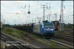 185 514 der PBSV in Falkenberg/Elster.  ...